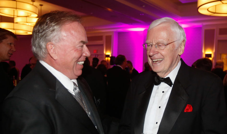 Governor Baliles and Chancellor DuBois